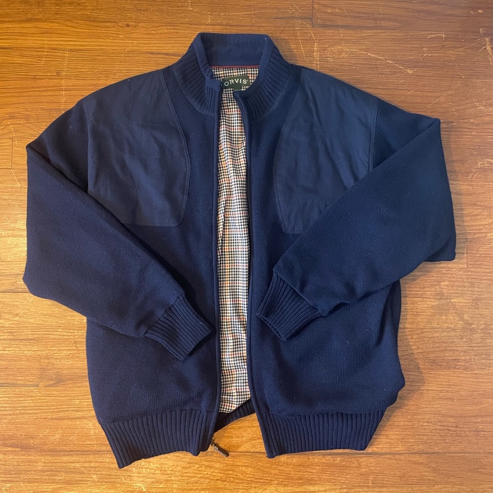 Orvis wool jacket/ sweater